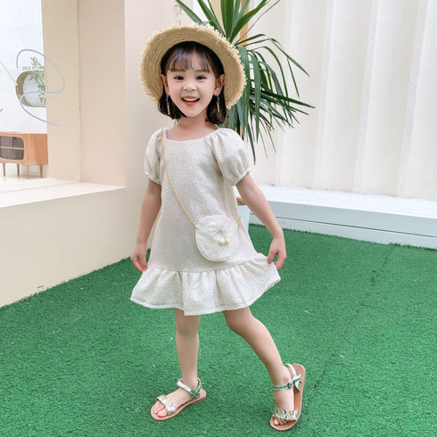 Bubble sleeve dress